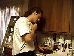 Fabulous Blonde Chick Gets a Hot Facial After Taking Two Hard Schlongs