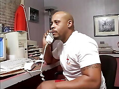 Nice giant facial cum load for cute light skin ebony princess after doggystyle