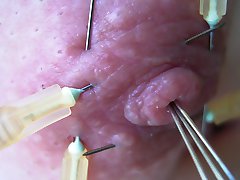 women in painful tit torture