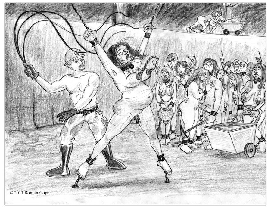 Roman Whipping Porn - The pencil drawn BDSM artwork of Roman Coyne focuses on ...