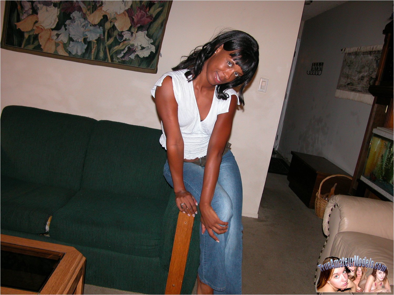 Amateur Ebony Girl Spreading Her Pussy And Butthole Apart