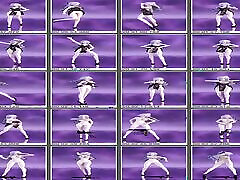 danse de fille anime sexy déshabillage progressif style tiktok inoue ayako 3d