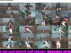 Genshin Impact - Cute Hu Tao - audrey bitoni foursome Dance Gradual Undressing 3D HENTAI