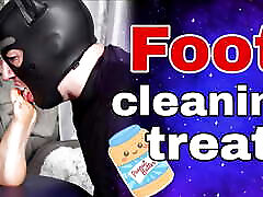 Femdom xxxkjal videos Licking Cleaning Foot Slave Worship Fetish Bondage BDSM Real Couple Amateur Real Homemade Milf Stepmom