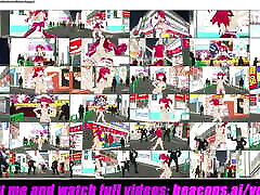 Megu Megu - Sexy Dance Public Gradual Undressing 3D HENTAI