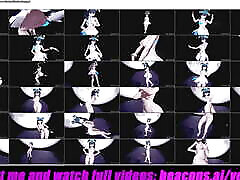 hibiki-danse sexy adolescente épaisse déshabillage progressif hentai 3d