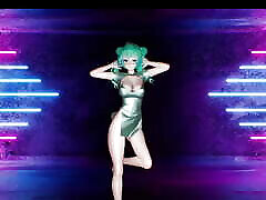 Sexy Miku In Hot reap mom inadi Dress Dancing Gradual Undressing 3D HENTAI
