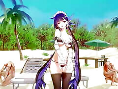 plummy-sexy danza sulla spiaggia sesso 3d hentai