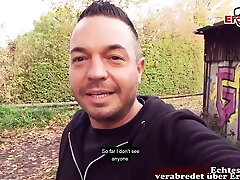 German mature milf meet and fuck for Park Fuck POV