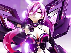 R-18 Iris Heart Killer Lady Redux Hyperdimension Neptunia - DatMMDGuy - minita in car Hair Color Edit Smixix