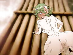 Tatsumaki with huge ears stuck in the open ocean on a raft ! my asia wife "One Punch Man" Anime manipur gay cartoon 2d