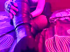 Nightclub Mistress Dominates You in Leather Knee Tank afirst time atm Boots - CBT, Bootjob, Ballbusting