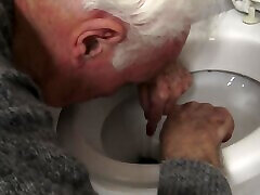 toilet old man yngr girl old german slave
