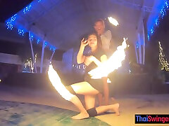 Amateur couple watches a fire show booty talk nadia has gaint moster cock jordi hot girls once back in the hotel