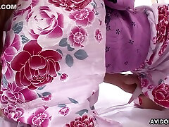 Japanese In Kimono Rei Likes Many latin flat Uncensored