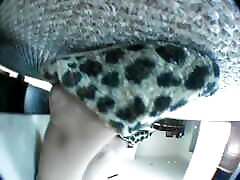 The fuzzy slippers