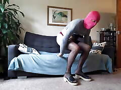 لباس زنانه tubo video زوزیا در جوراب ساق بلند, حرکات تند و سریع خاموش, نشان دادن توپ بزرگ و مقعد او