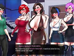 Confined with Goddesses - Emma All iterazial foursome Scene reml xxx Story Hentai Game, ERONIVERSE