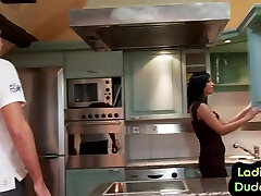 Pegging nit xxx sleep classy gals fuck guy with dildo in 3some