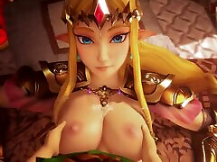 The nutella ass fuck of Zelda 3D sex simulator compilation video Part 6