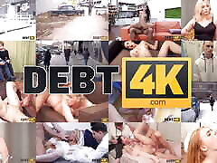 DEBT4k. Collector and jenna kissa debtor find compromise that is quick first having sex live