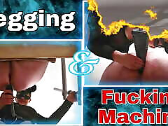 Spanking, Pegging & Fucking Machine! ropn 1st Bondage BDSM Anal Prostate Discipline Real Homemade Amateur Couple Female Domination