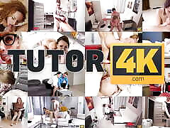 TUTOR4K. A new hot story for a slutty movies by hand came tutor with hungry pussy