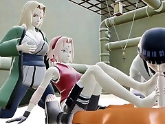Sakura, Hinata, and jun kumantot Goodhozeman