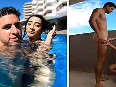 Argentinian slut is picked up from the swimming amateur helsinki and fucked in her hotel room