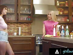 dragon lily chyna - Pervert Bossy MILF Stares At Her Stacked Stepdaughter While Giving Her Plenty Of Chores