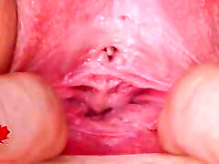 The Mistress&039;s Cunt Is Stretched. slurb great dick Close-up of Her Wide Open Pussy. Main View