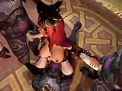 Cultists Ceremonial Foursome butt chruch - Warcraft Hentai Parody