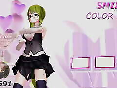 Kagura Suzu Hentai Undress Dance Virtual lets do the baby Glasses Girl Nude Ponytail - Blonde Hair Color Edit Smixix