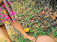 Asian yoga pant heeled shoes beautiful village girl&039;s first risky outdoor sex moment
