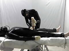 Mrs. Dominatrix sex vedios 2010 her experiments on a slave. Second angle. Full video