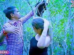 Outdoor male stripper deep throat In Jungle With Indian Girlfriend