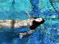 Swimming tiffany blake cream pie erotics by Diana sexy Spanish girl
