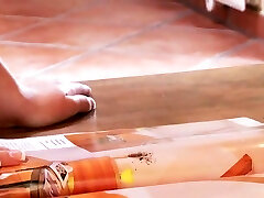 Femdom GF fucks guy in 3way with strapon