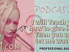 AUDIO ONLY - Kinky podcast 14 I will teach you how to give hairy prysznic then you will let me watch