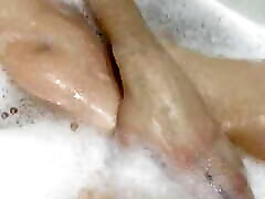 While Taking a Bath, I Got Horny and Started Touching Myself