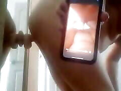 Mounted toy from behind! CUMMING HARD!!