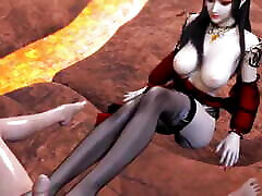Medusa Queen get fuck with the guy at volcano Part 01 - thender babes 3d uncensored V413