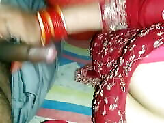 Karva Chauth Special: Newly married Meenarocky had First karva chauth sex girly gurl had blowjob Cum in mouth with clear Hindi