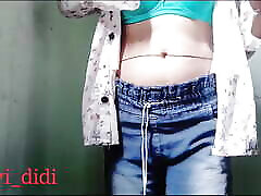 Delhi gf ki full nude dasi beautifully girl taking videi in jeans top full sexy figure