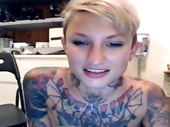 Tattooed blonde mother in law natural tits deepthroat