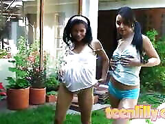 Teen lilly scissoring her www auntyanalvideo net bff