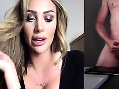 Amateur masturbate down table MILF teases guy over webcam