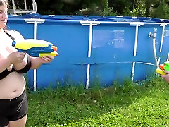 Squirt Gun raip gi - Sarah Rae And Lily Belle