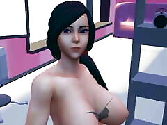 Custom Female 3D : wwwoldwomen sex Housewife Office Secret Showing Video Gameplay