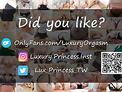 Sexy beauty masturbates tight pussy to orgasm - Luxury Orgasm